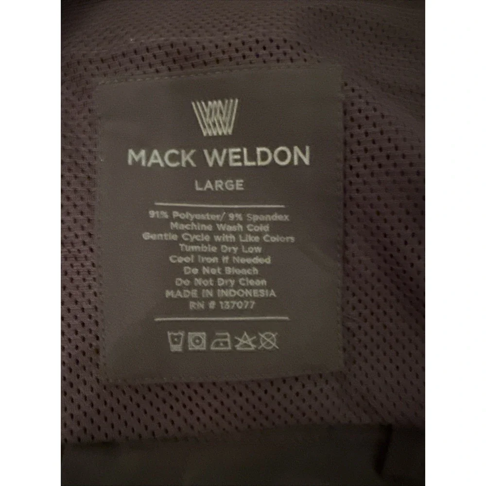 Mack Weldon Radius Flex Jogger Pants Men's Gray Large Performance Stretch